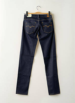 Jeans coupe slim tissage brut taille basse bleu REPLAY femme