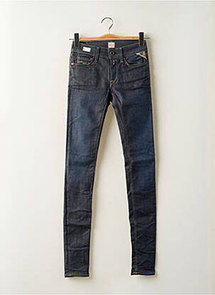 Jeans skinny stretch taille basse bleu REPLAY femme