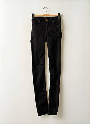 Jeans skinny stretch taille basse noir SCHOOL RAG femme