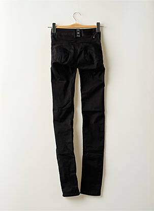 Jeans skinny stretch taille basse noir SCHOOL RAG femme
