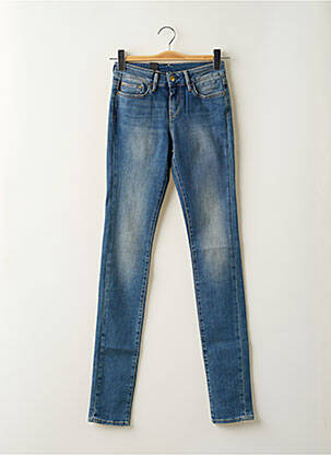 Jeans coupe slim taille basse taille basse bleu SCHOOL RAG femme