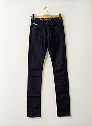 Jeans coupe slim tissage brut taille haute bleu DN.SIXTY SEVEN femme