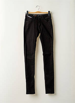 Jeans skinny stretch taille basse noir DONOVAN femme
