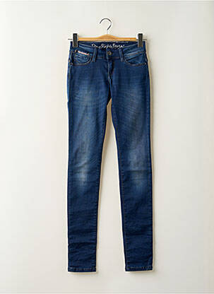 Jeans coupe slim taille basse taille basse bleu DONOVAN femme
