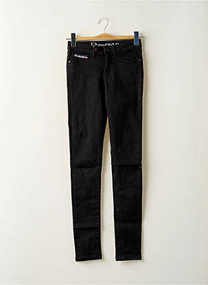 Jeans skinny taille basse taille basse noir DONOVAN femme