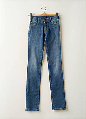 Jeans coupe slim taille basse taille basse bleu TEDDY SMITH femme