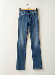 Jeans coupe slim taille basse taille basse bleu TEDDY SMITH femme