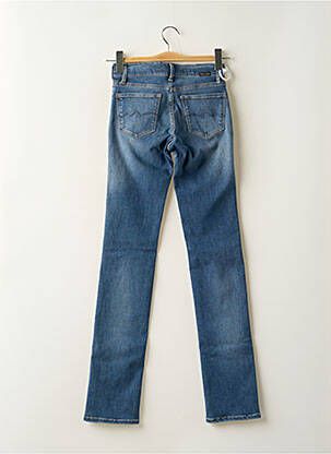 Jeans coupe slim taille basse taille basse bleu TEDDY SMITH femme