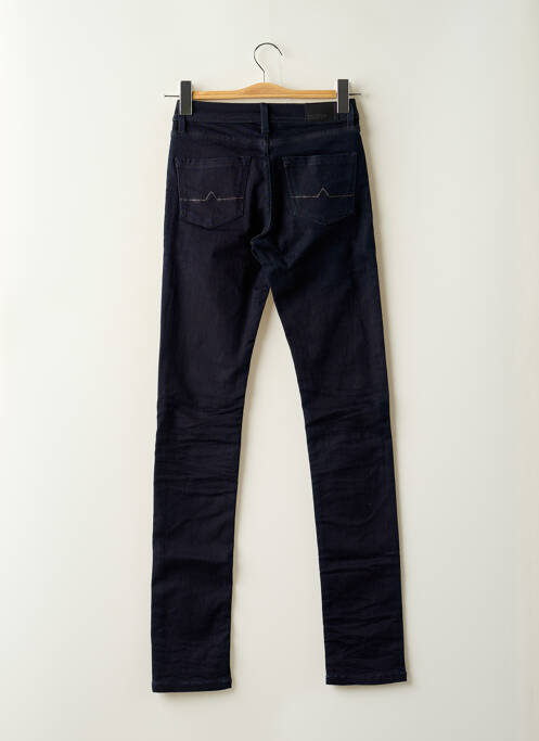 Jeans coupe slim tissage brut taille haute bleu DN.SIXTY SEVEN femme