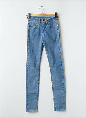 Jeans coupe slim stretch taille haute bleu BREIZH ANGEL femme