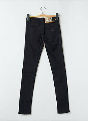 Jeans coupe slim stretch taille basse noir CHEAP MONDAY femme