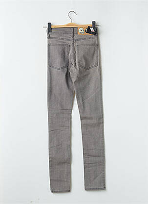 Jeans coupe slim stretch taille haute gris CHEAP MONDAY femme