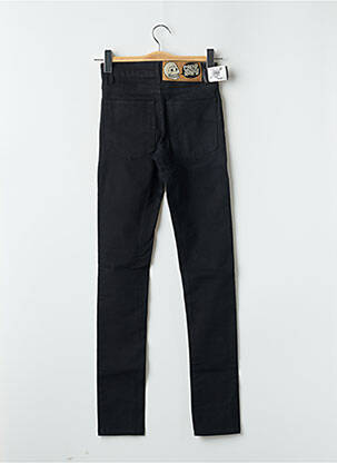 Jeans coupe slim stretch taille haute noir CHEAP MONDAY femme