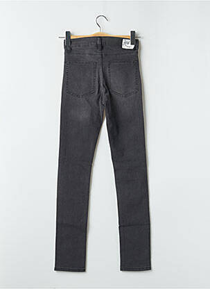 Jeans coupe slim stretch taille haute gris CHEAP MONDAY femme
