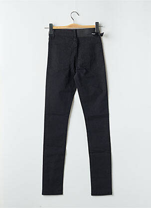 Jeans coupe slim stretch taille haute noir CHEAP MONDAY femme