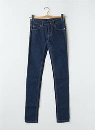Jeans coupe slim tissage brut taille normale bleu CHEAP MONDAY femme