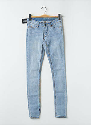 Jeans coupe slim stretch bleu CHEAP MONDAY femme