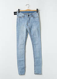 Jeans coupe slim stretch bleu CHEAP MONDAY femme