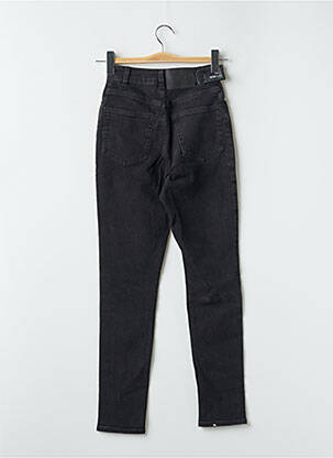 Jeans coupe slim stretch taille haute noir CHEAP MONDAY femme