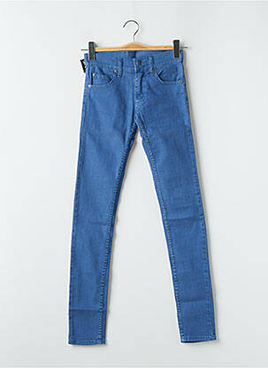 Jeans coupe slim stretch taille normale bleu CHEAP MONDAY femme