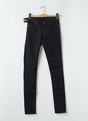 Jeans skinny taille normale taille normale noir CHEAP MONDAY femme