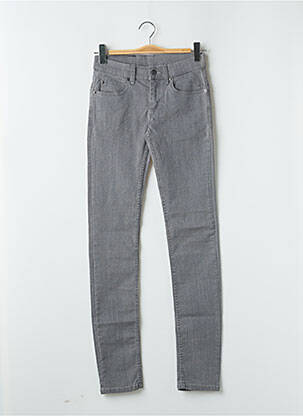 Jeans coupe slim stretch taille normale gris CHEAP MONDAY femme