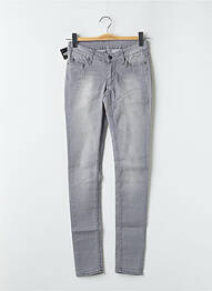 Jeans coupe slim stretch taille normale gris CHEAP MONDAY femme