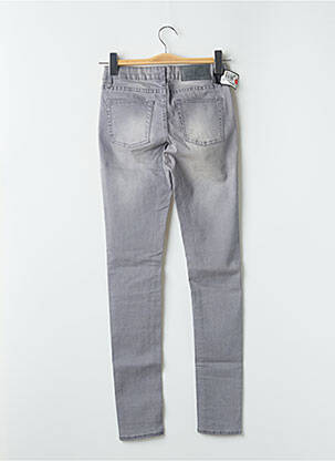 Jeans coupe slim stretch taille normale gris CHEAP MONDAY femme