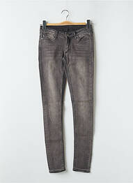 Jeans coupe slim stretch taille normale gris CHEAP MONDAY femme