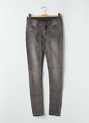 Jeans coupe slim stretch taille normale gris CHEAP MONDAY femme