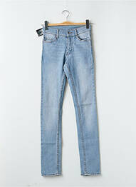 Jeans coupe slim stretch taille haute bleu CHEAP MONDAY femme