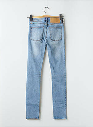 Jeans coupe slim stretch taille basse bleu CHEAP MONDAY femme