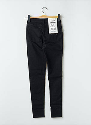 Jeans coupe slim stretch taille haute noir CHEAP MONDAY femme
