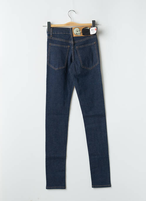 Jeans coupe slim poches taille haute bleu CHEAP MONDAY femme