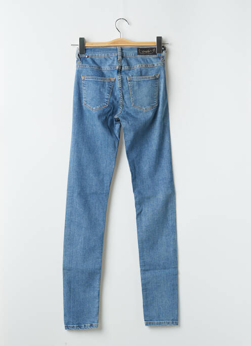 Jeans coupe slim bleu BREIZH ANGEL pour femme