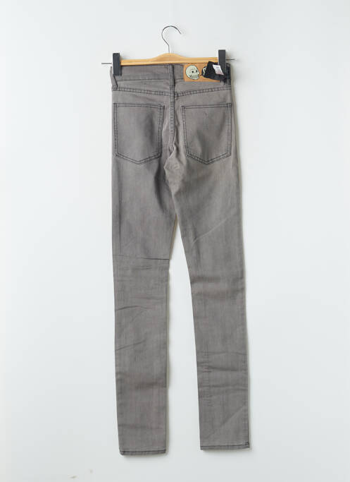 Jeans coupe slim gris CHEAP MONDAY pour femme