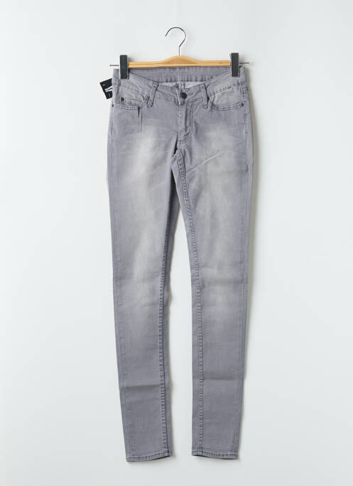 Jeans coupe slim gris CHEAP MONDAY pour femme