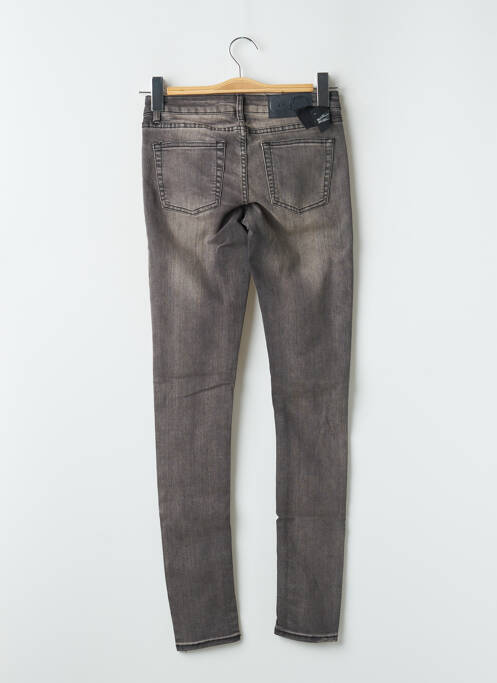 Jeans coupe slim gris CHEAP MONDAY femme