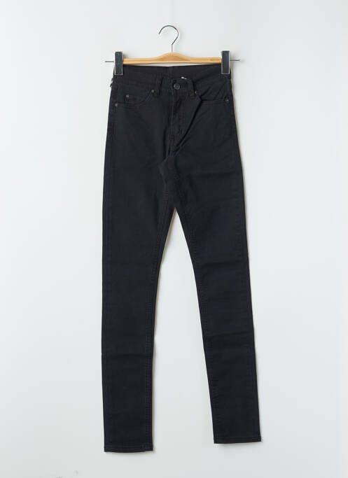 Jeans coupe slim noir CHEAP MONDAY pour femme