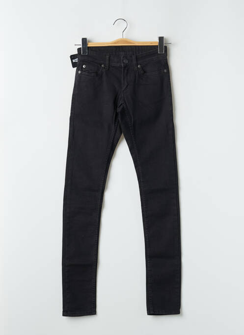 Jeans coupe slim noir CHEAP MONDAY pour femme