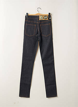Jeans coupe slim tissage brut taille haute bleu CHEAP MONDAY femme