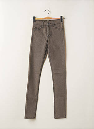 Jeans skinny taille haute taille haute gris CHEAP MONDAY femme