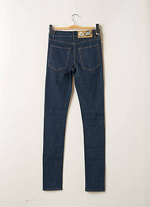 Jeans coupe slim tissage brut taille haute bleu CHEAP MONDAY femme