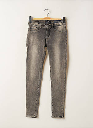 Jeans coupe slim taille basse taille basse gris LTB femme