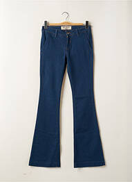 Jean coupe flare stretch taille normale bleu REIKO femme