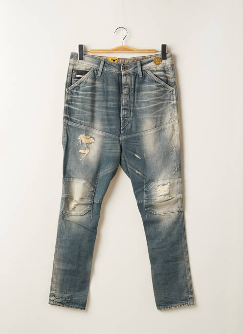 Jeans coupe slim fermeture boutonnée sur le devant taille normale bleu G STAR homme
