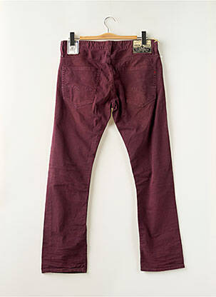Pantalon droit taille normale taille normale violet REPLAY homme
