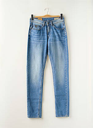 Jeans coupe slim tissage brut taille normale bleu KAPORAL homme