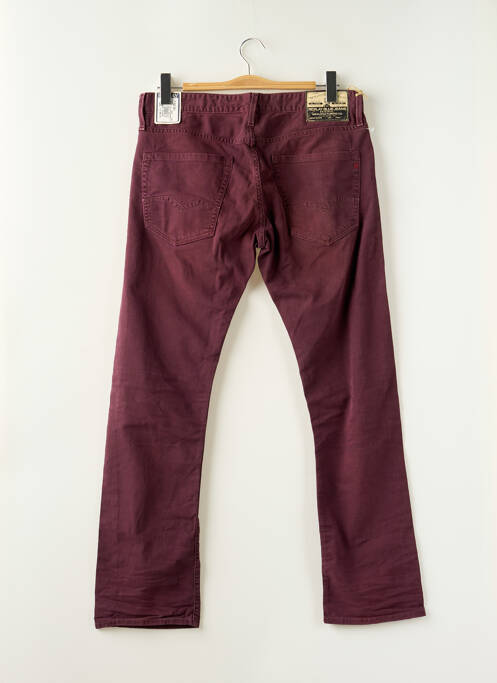 Pantalon droit taille normale taille normale violet REPLAY homme