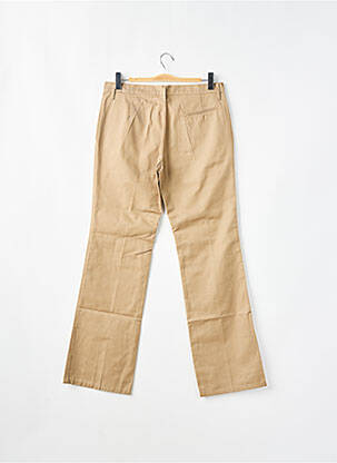 Pantalon chino tissage popeline taille normale beige BE YOU K femme